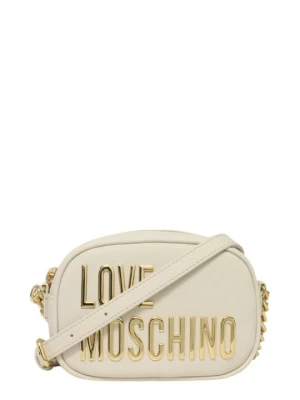 Torba na ramię LOVE MOSCHINO mleczny