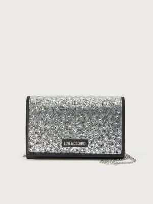 Torba na ramię LOVE MOSCHINO srebrny