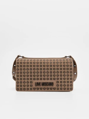 Torba na ramię LOVE MOSCHINO taupe