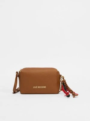Torba na ramię LOVE MOSCHINO wielbłądzi