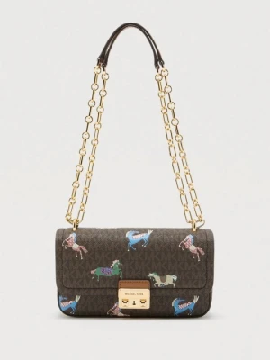 Torba na ramię Michael Kors brązowy