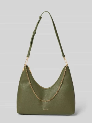 Torba na ramię o wyglądzie skóry CK Calvin Klein