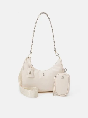 Torba na ramię Steve Madden mleczny