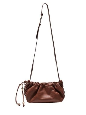 Torba na ramię Stradivarius ciemnobrązowy