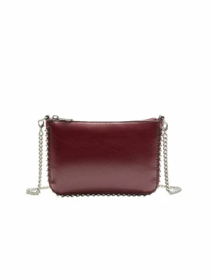 Torba na ramię Stradivarius bordowy