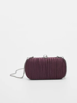 Torba na ramię Ted Baker ciemnoliliowy