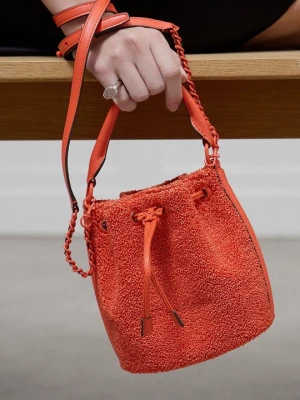 Torba na ramię Tory Burch czerwony