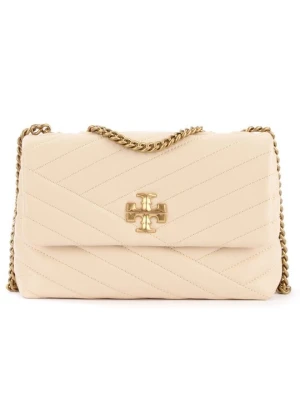 Torba na ramię Tory Burch mleczny
