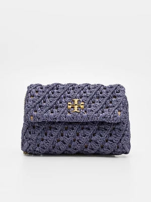 Torba na ramię Tory Burch niebieski