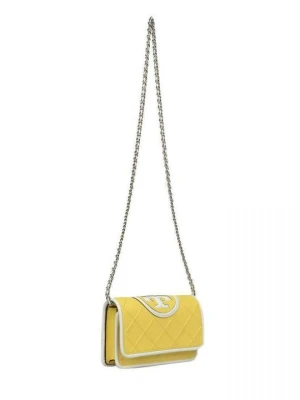 Torba na ramię Tory Burch żółty