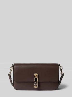 Torba na ramię typu crossbody z zamknięciem na klamrę model 'IRIDE' Furla Ciemnobrązowy