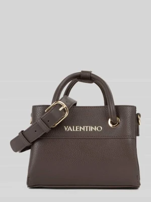 torba na ramię w materiale skóropodobnym model 'ALEXIA' VALENTINO BAGS Ciemnobrązowy