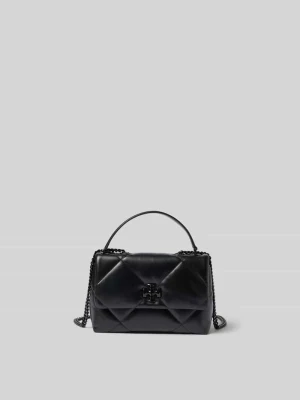 Torba na ramię z efektem pikowania Tory Burch Czarny
