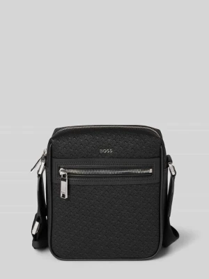 torba na ramię z aplikacją z logo Boss