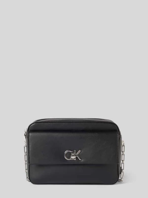 Torba na ramię z aplikacją z logo CK Calvin Klein