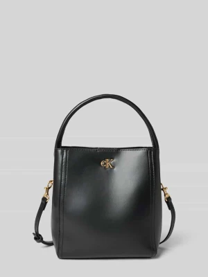 Torba na ramię z aplikacją z logo CK Calvin Klein