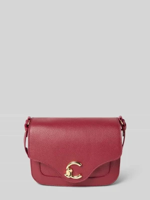 Torba na ramię z aplikacją z logo Coccinelle