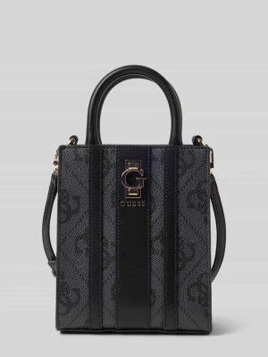 Torba na ramię z aplikacją z logo model ‘ERENIA MINI TOTE’ Guess