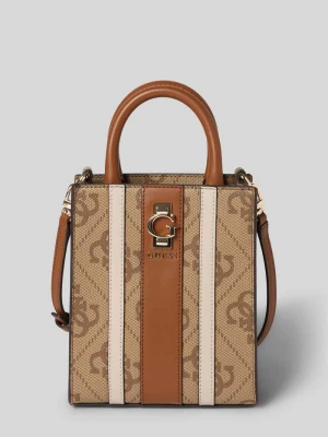 Torba na ramię z aplikacją z logo model ‘ERENIA MINI TOTE’ Guess