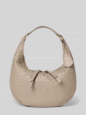 Torba na ramię z aplikacją z logo model ‘Nana’ abro