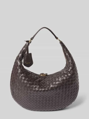 Torba na ramię z aplikacją z logo model ‘Nana’ abro