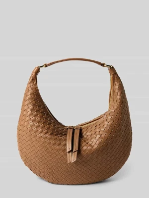 Torba na ramię z aplikacją z logo model ‘Nana’ abro