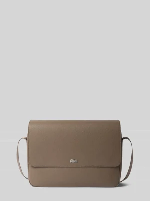 torba na ramię z aplikacją z metką Lacoste