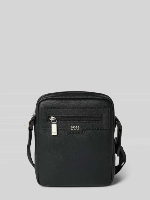 Torba na ramię z aplikacją z metką Model 'Lewis' Boss