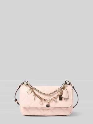 torba na ramię z aplikacją z metką model 'LIBBY' Guess