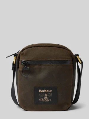 Torba na ramię z czystej bawełny Barbour Zielony