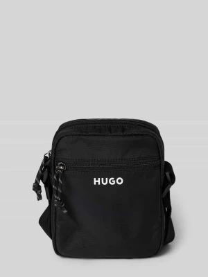 torba na ramię z detal z logo HUGO
