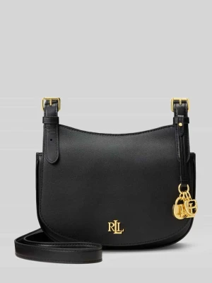 torba na ramię z detal z logo Lauren Ralph Lauren