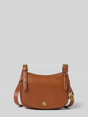 torba na ramię z detal z logo Lauren Ralph Lauren