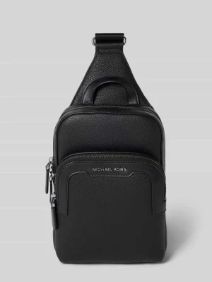 Torba na ramię z detal z logo Michael Kors Czarny