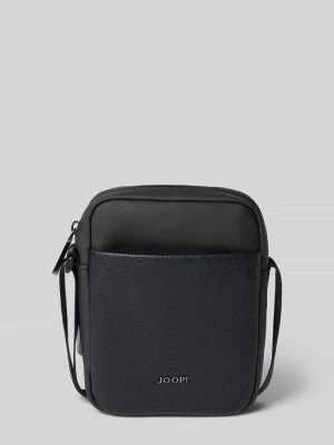Torba na ramię z detal z logo model 'lanciano rafael' JOOP! czarny