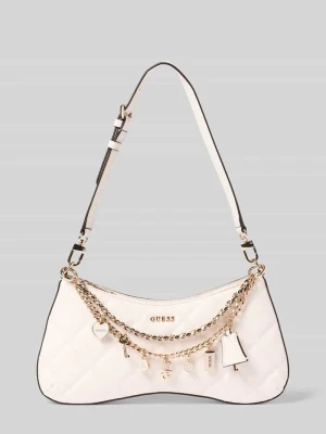 Torba na ramię z detal z logo model 'Libby' Guess