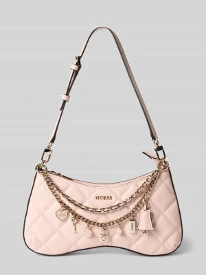 Torba na ramię z detal z logo model 'Libby' Guess