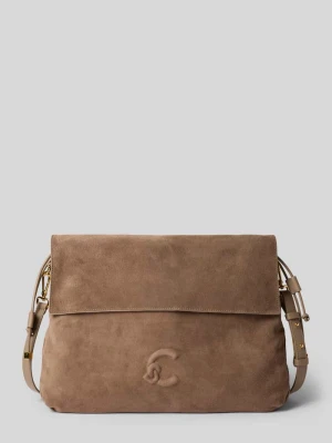 Torba na ramię z detal z logo model 'Lidia' Coccinelle