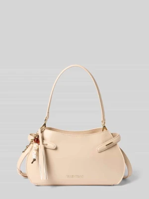 Torba na ramię z detal z logo model 'NIVALIS RE' VALENTINO BAGS Écru