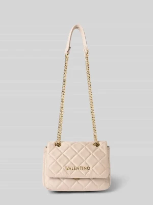Torba na ramię z detal z logo model 'OCARINA' VALENTINO BAGS Écru