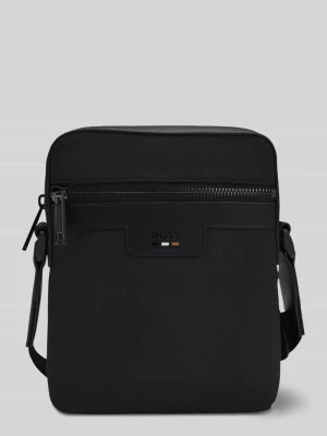 Torba na ramię z detalami z logo model ‘RAY’ Boss