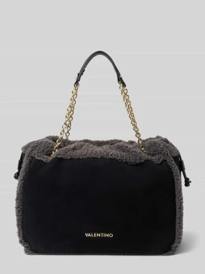 Torba na ramię z detalem paska do ściągania model 'MAX' VALENTINO BAGS czarny