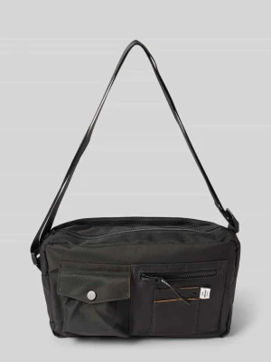 Torba na ramię z detalem z logo model ‘Bel Silvo’ MADS NØRGAARD