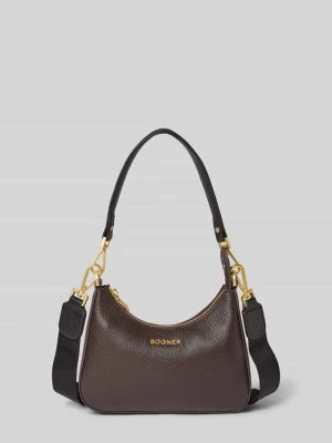 Torba na ramię z detalem z logo model ‘Odette’ Bogner