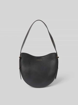 Torba na ramię z detalem z logo Victoria Beckham Czarny