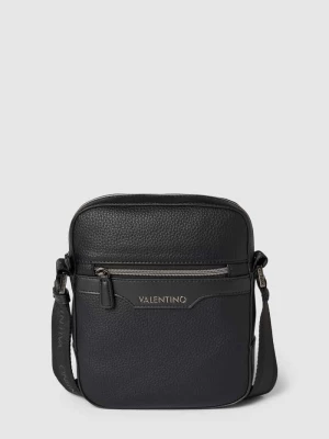 Torba na ramię z detalem z logo w kolorze czarnym VALENTINO BAGS