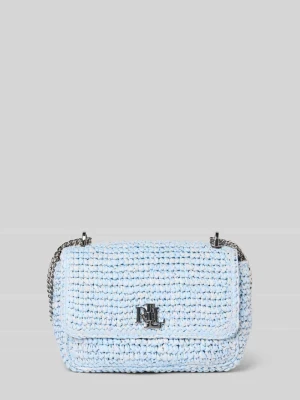 Torba na ramię z efektem plecionki model ‘SOPHEE’ Lauren Ralph Lauren
