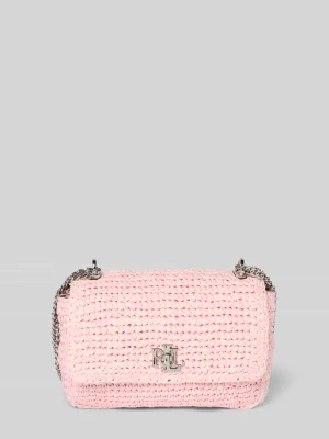 Torba na ramię z efektem plecionki model ‘SOPHEE’ Lauren Ralph Lauren