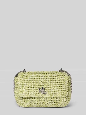 Torba na ramię z efektem plecionki model ‘SOPHEE’ Lauren Ralph Lauren