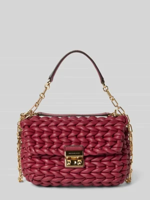 Torba na ramię z efektem plecionki model ‘Tribeca’ MICHAEL Michael Kors